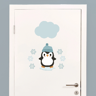 Vorschau von Tür-Sticker: Arktische Tiere