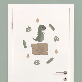 Vorschau von Tür-Sticker: Dinosaurier