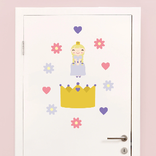 Vorschau von Tür-Sticker: Prinzessinnen