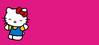 Vorschau von Hello Kitty Namensaufkleber - Klassisch 