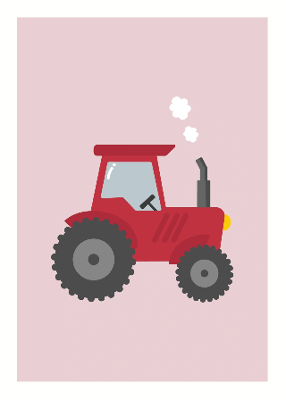 Roter Traktor