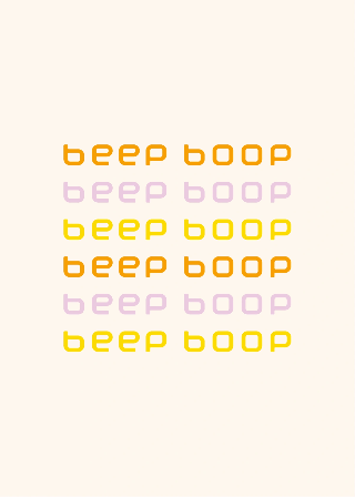 Roboter Piep Boop