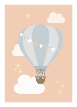 Vorschau von Poster: Fliegendes Katzenbaby