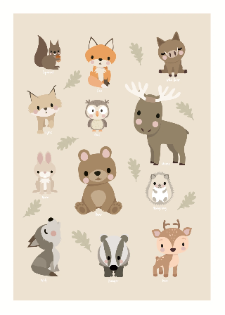 Vorschau von Poster: Waldtiere