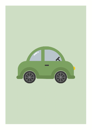 Vorschau von Poster: Grünes Auto