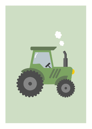 Vorschau von Poster: Grüner Traktor