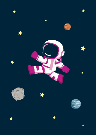 Rosa Astronaut