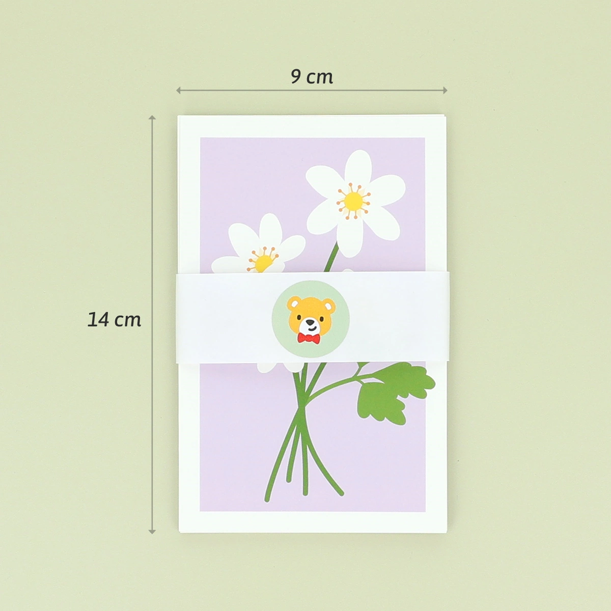 Geburtstagskarte: Blumen (10 stk.) 5/6