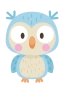 Blaue Eule