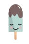 Grünes Eis am Stiel
