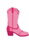 Rosa Cowboystiefel