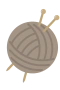 Braunes Garnknäuel 1