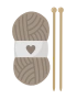 Braunes Garnknäuel 2