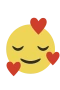 Verliebter Emoji