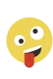 Verrückter Emoji
