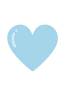 Blaues Herz