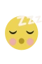 Schlafendes Emoji