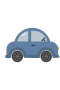 Blaues Auto
