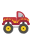 Roter Monstertruck