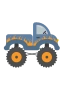 Blauer Monstertruck