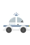 Polizeiauto weiß