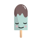 Grünes Eis am Stiel