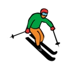 Skifahrer