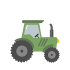 Grüner Traktor