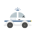 Polizeiauto weiß